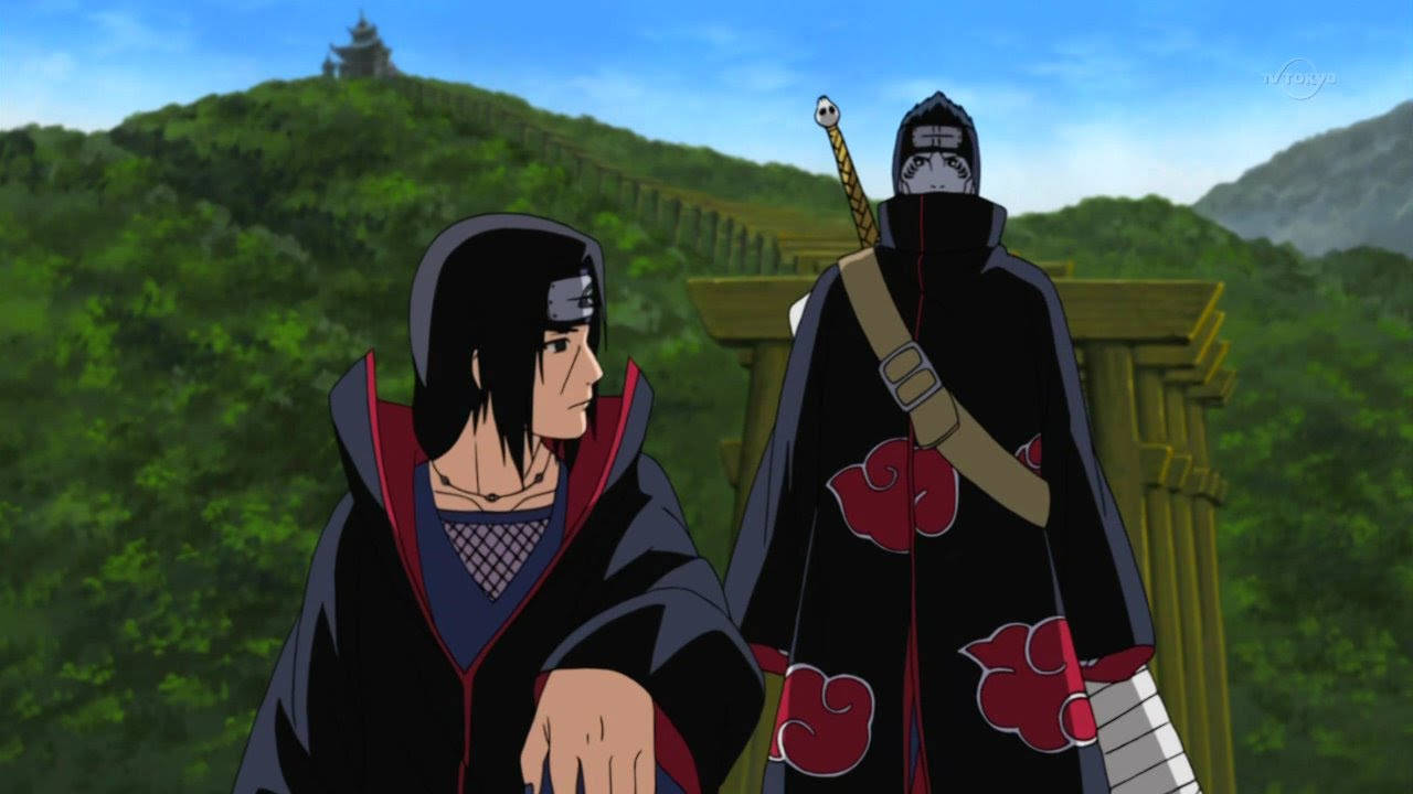 Itachi And Kisame, Two Powerful Ninjas From Konohagakure Background