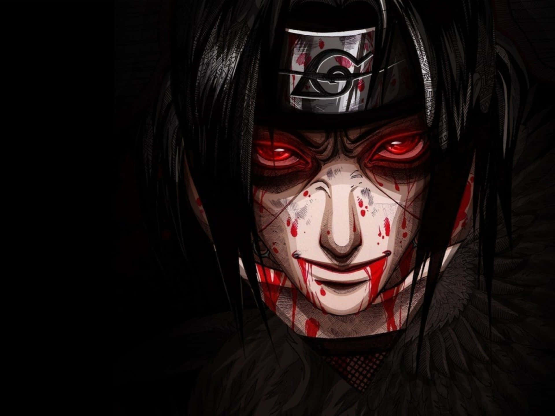 Itachi Live Bloody Look Background