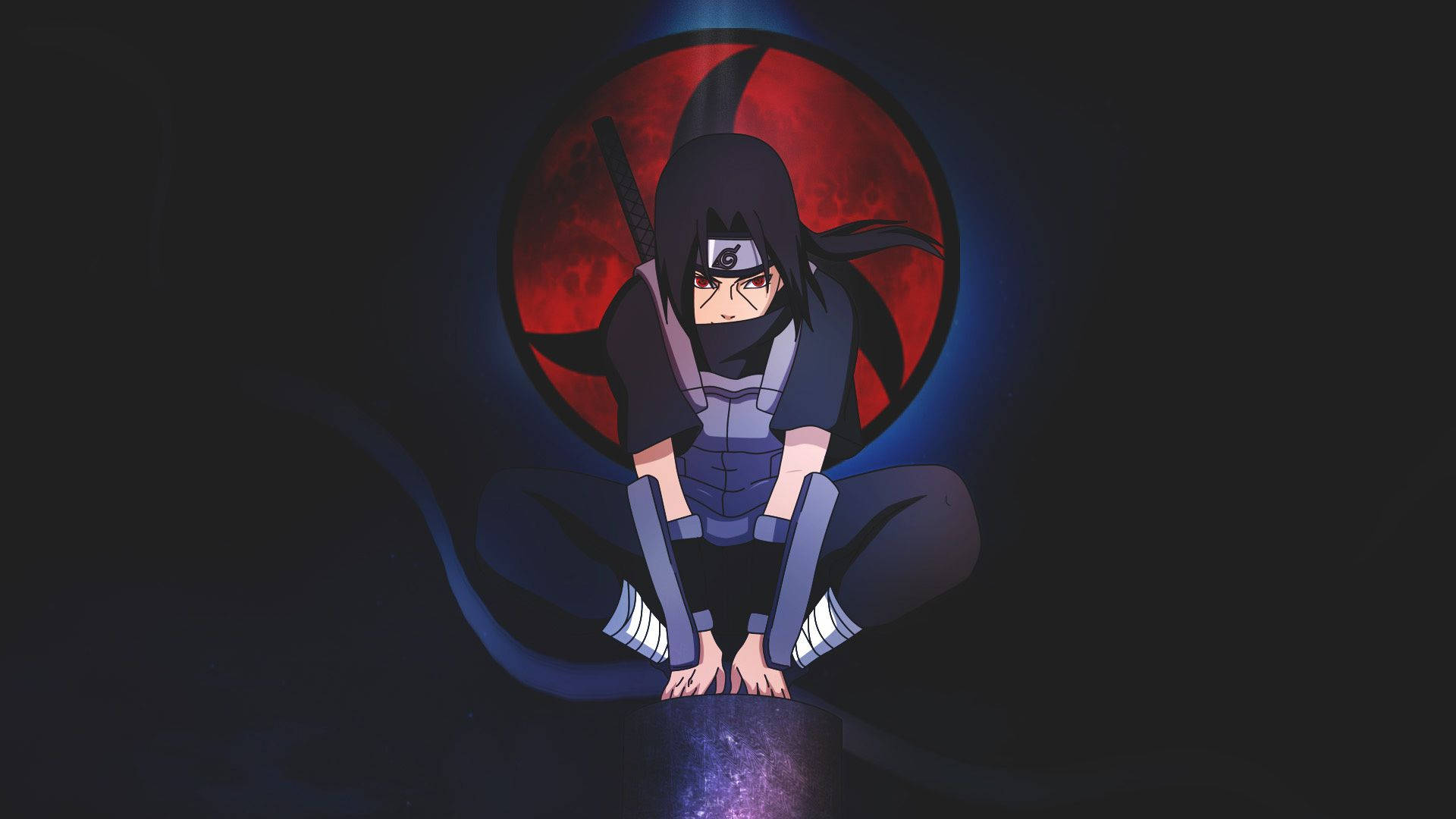 Itachi Sharingan Anime Profile Background