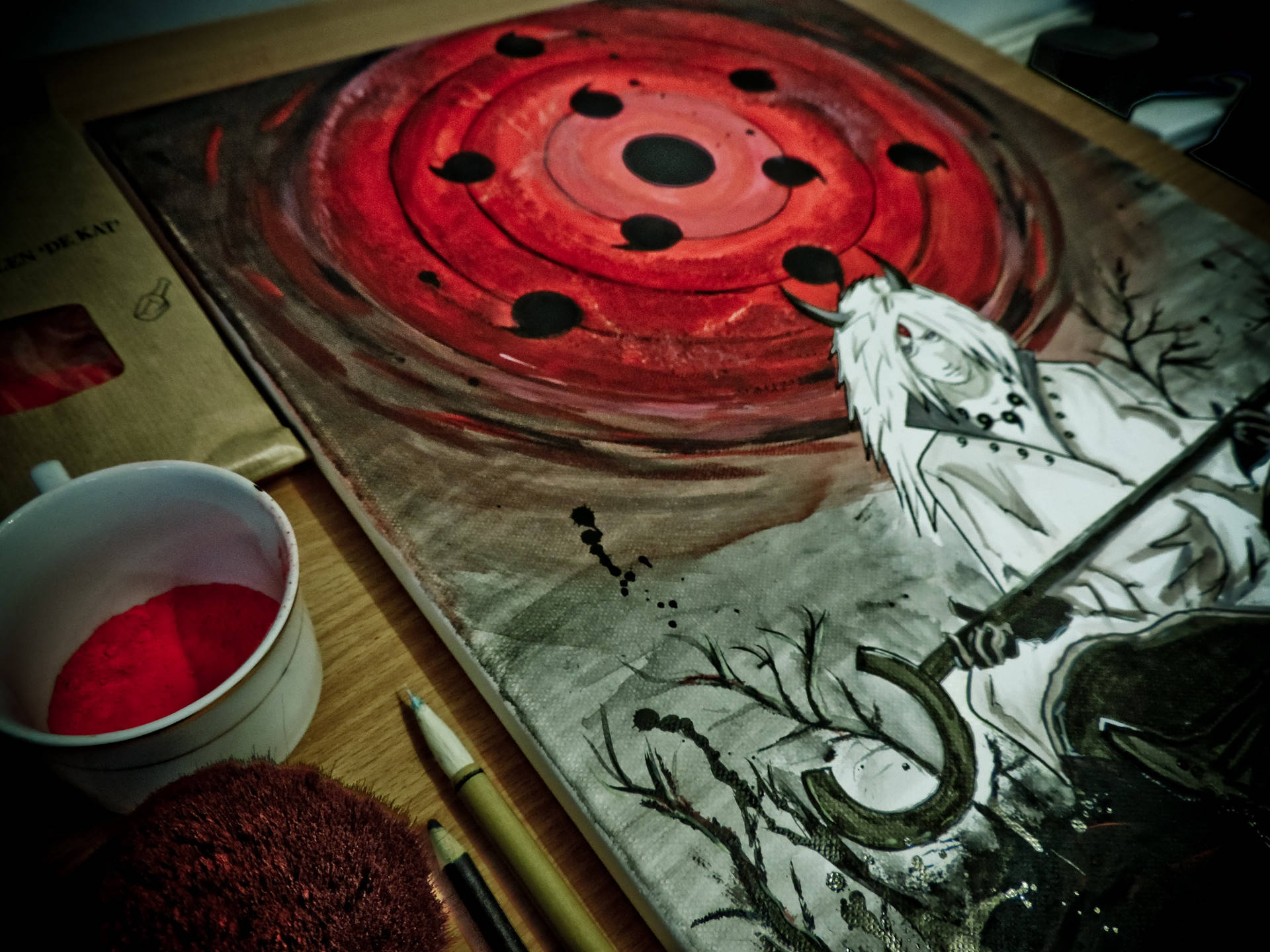 Itachi Tsukuyomi Painting Background