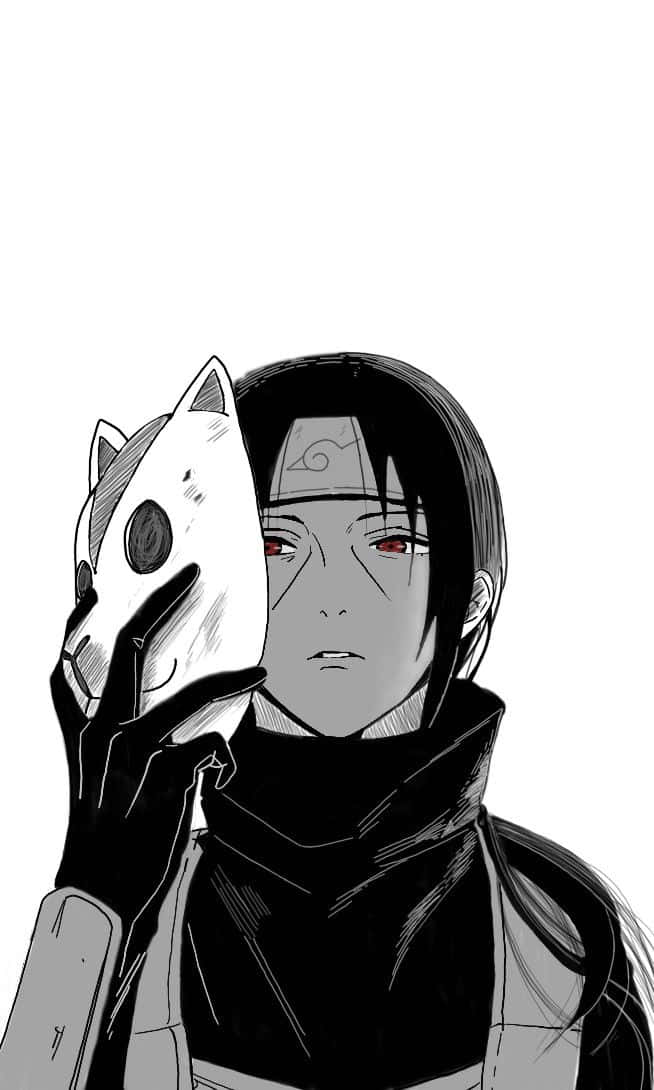 Itachi Uchiha Anbu Mask Art Background