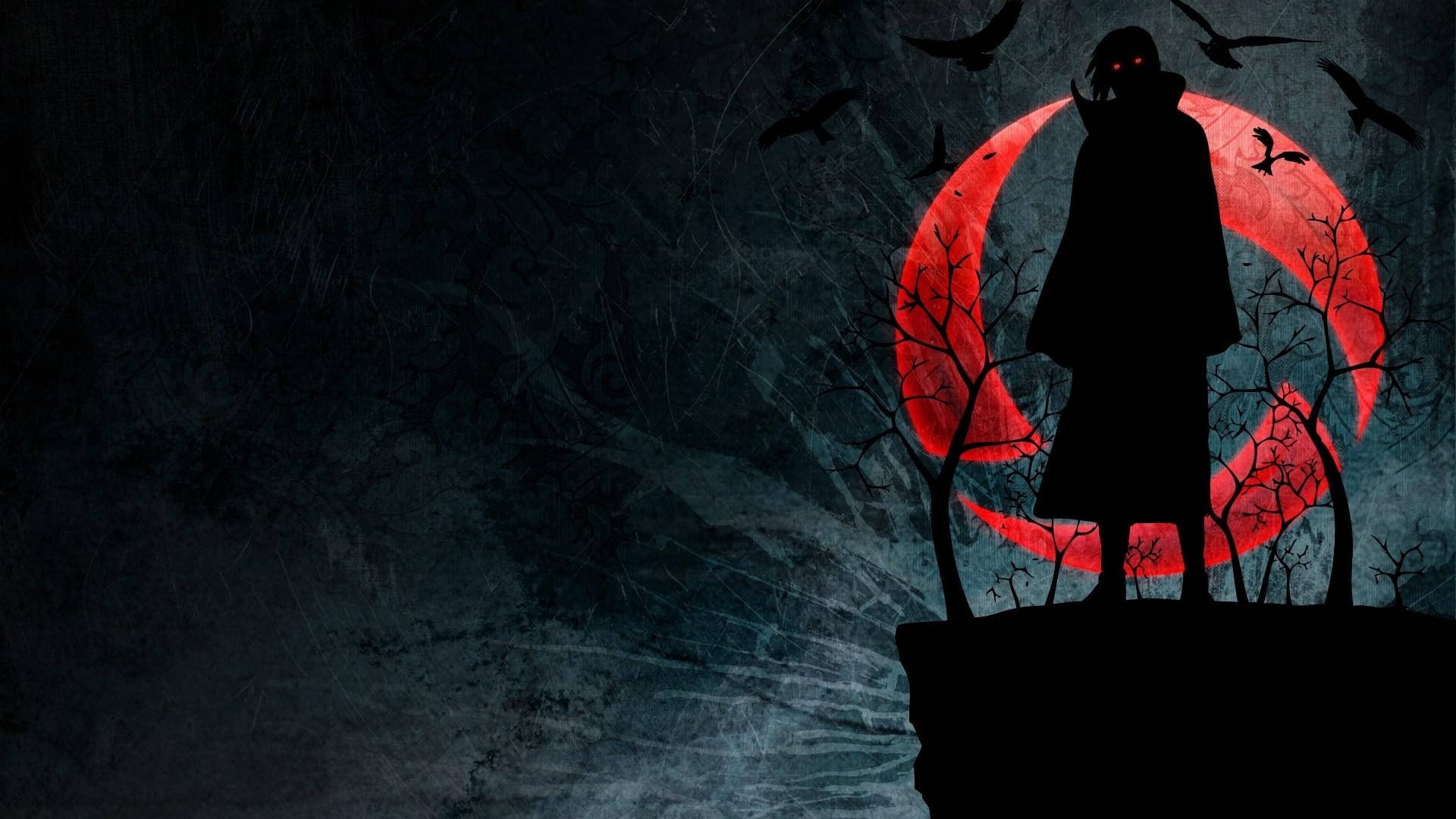 Itachi Uchiha Dark Anime Aesthetic Desktop Background