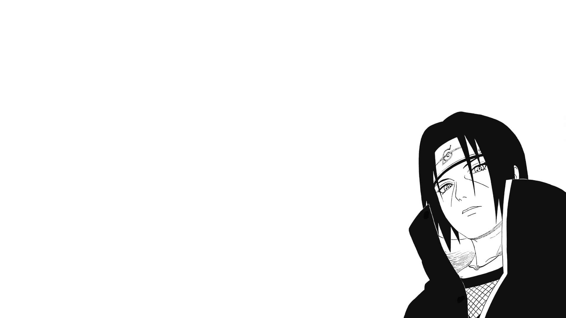 Itachi Uchiha Minimalist Artwork Background