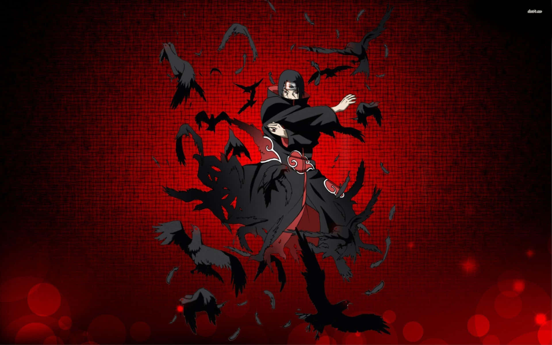 Itachi Uchiha's Mangekyou Sharingan Background