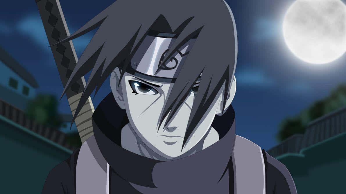 Itachi Uchiha's Razor-sharp Gaze. Background