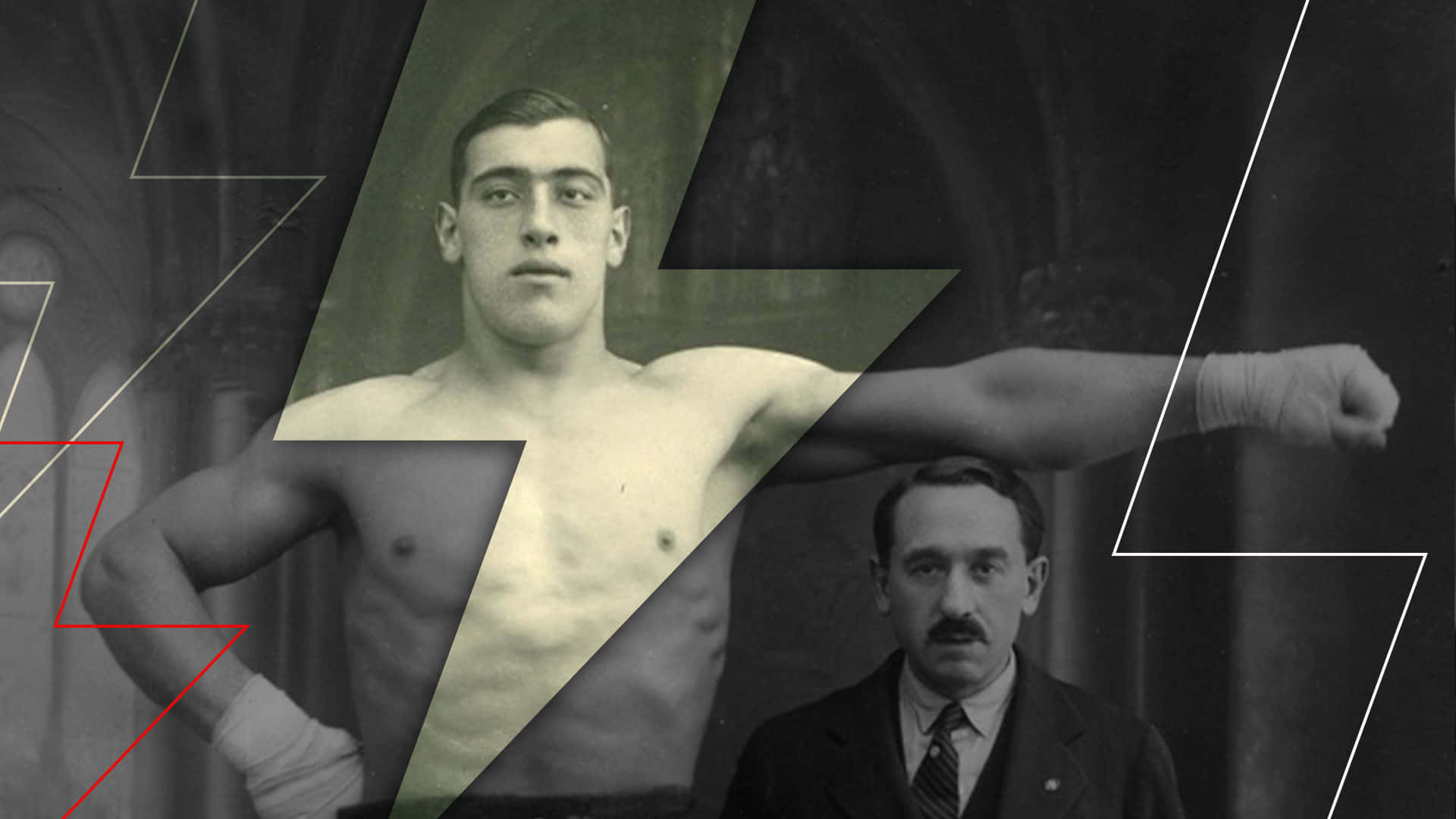 Italian Boxing Legend Primo Carnera In Action Background
