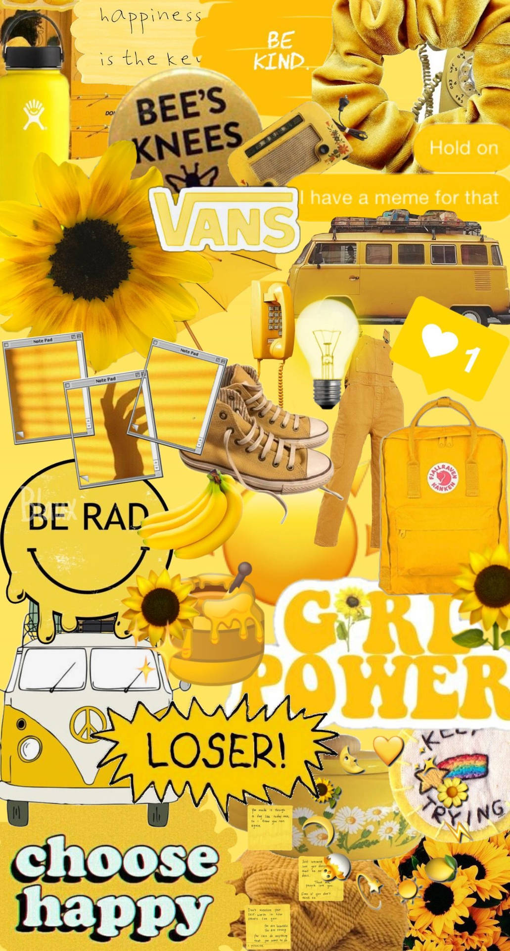 Items Cute Yellow Aesthetic