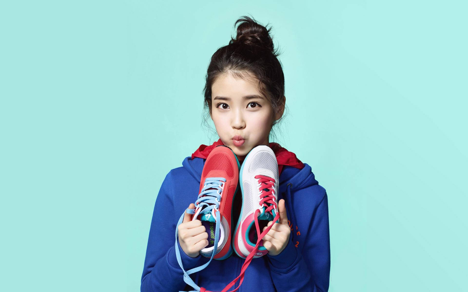 Iu Sporting Shoes Background
