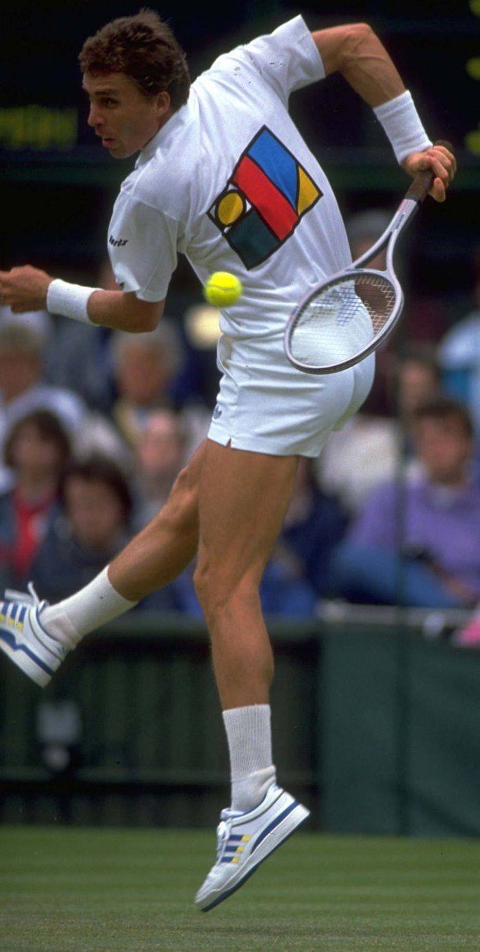 Ivan Lendl In Action: Astounding Behind-the-back Shot