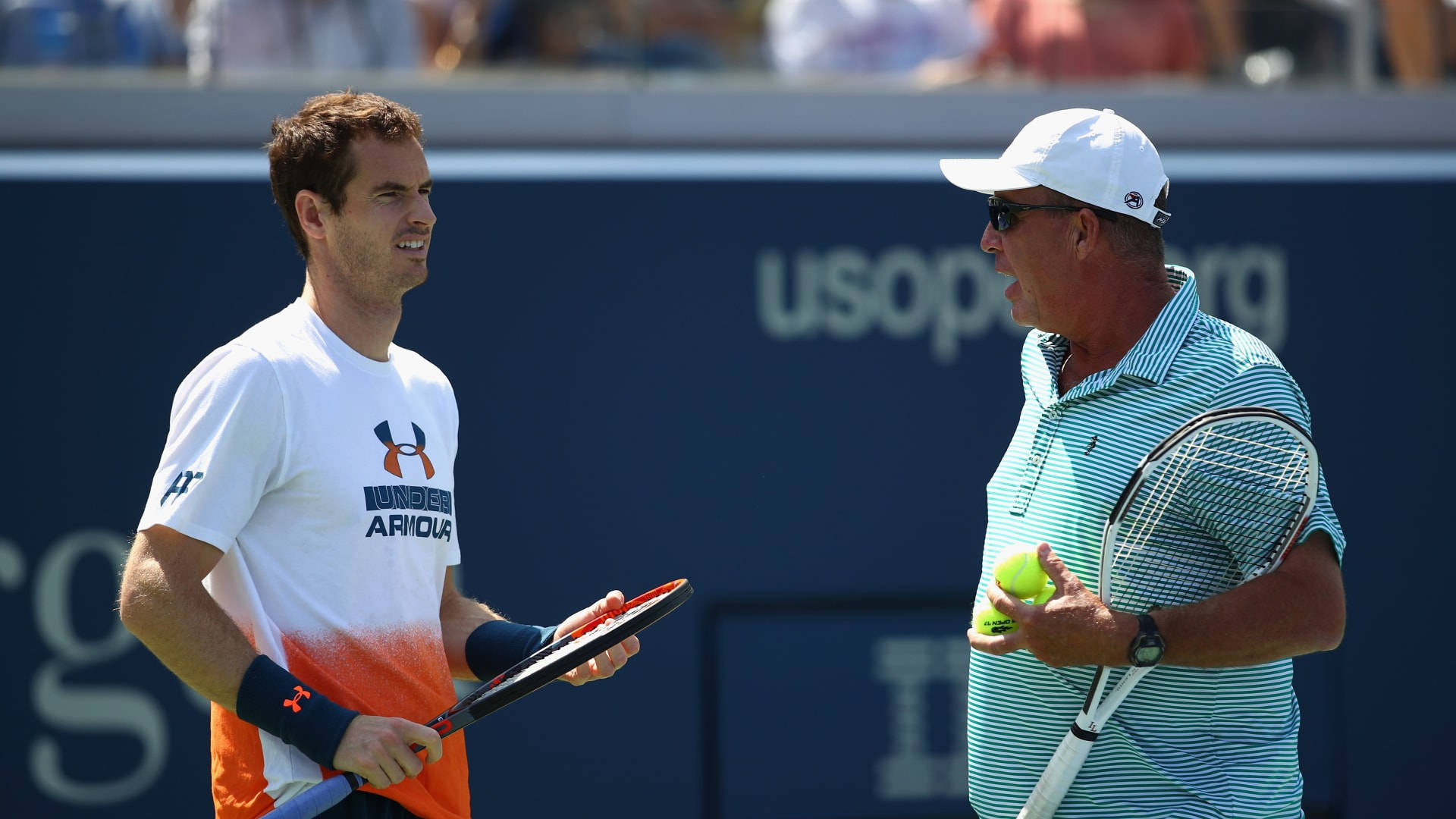 Ivan Lendl Instructing Andy Murray