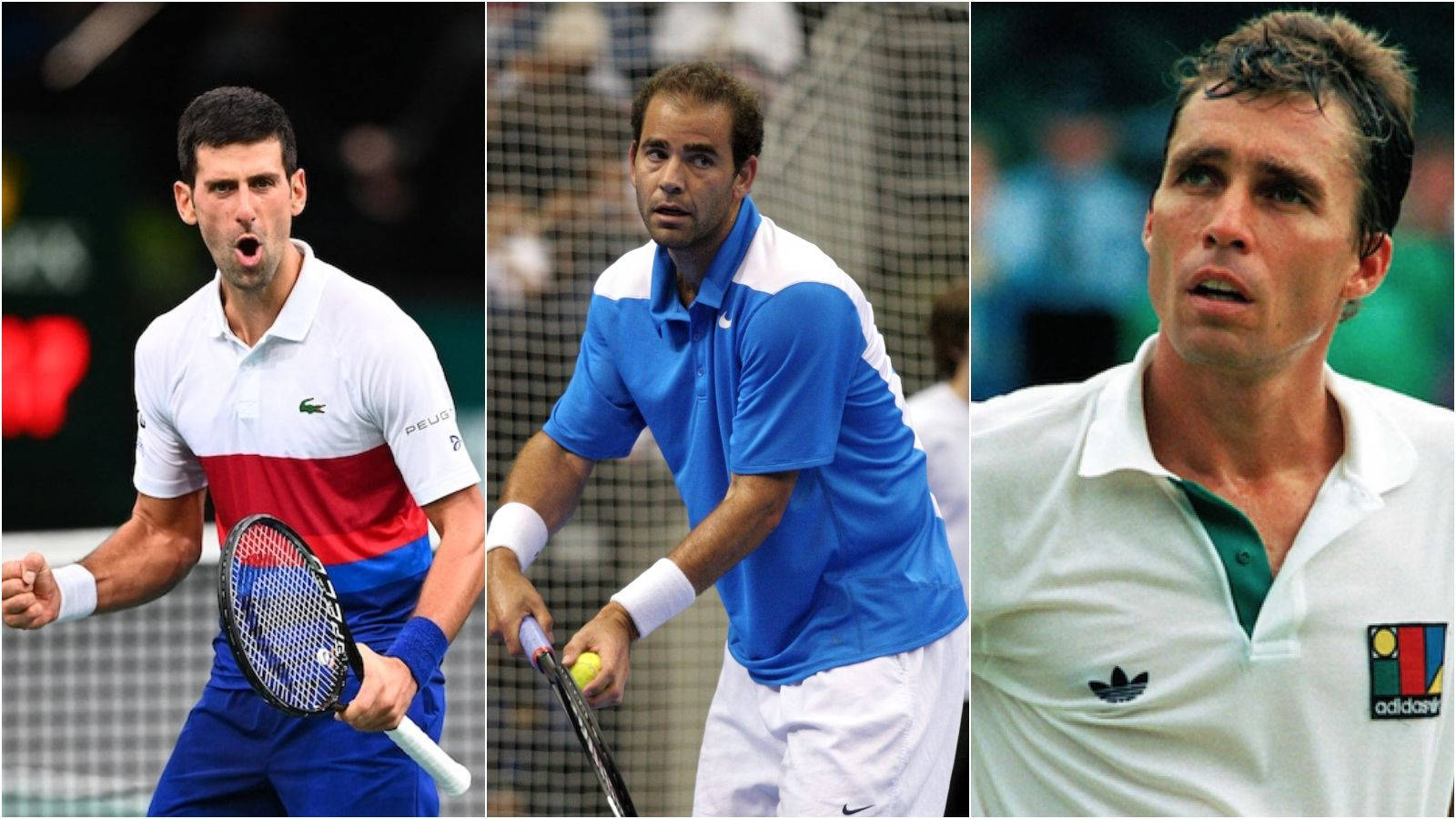 Ivan Lendl Pete Sampras And Daniil Medvedev Background