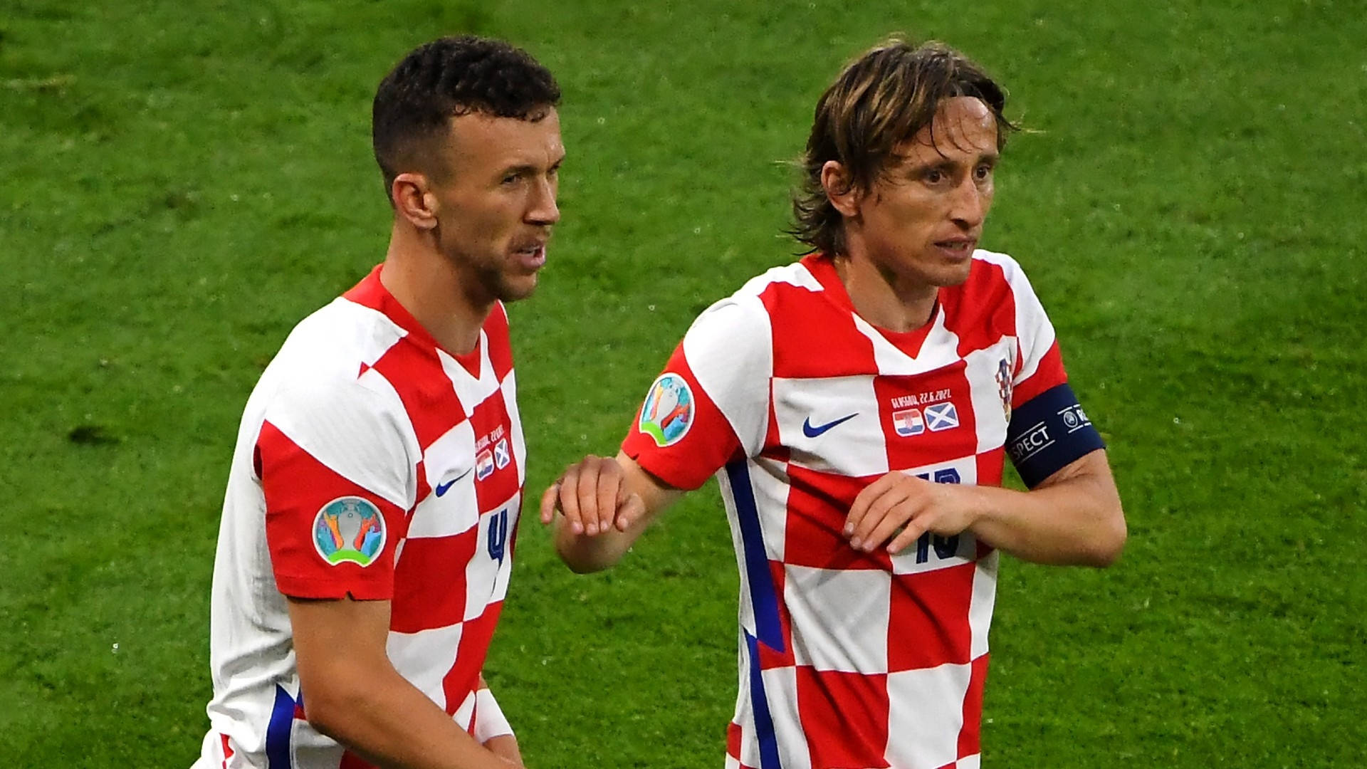 Ivan Perisic And Luka Modric