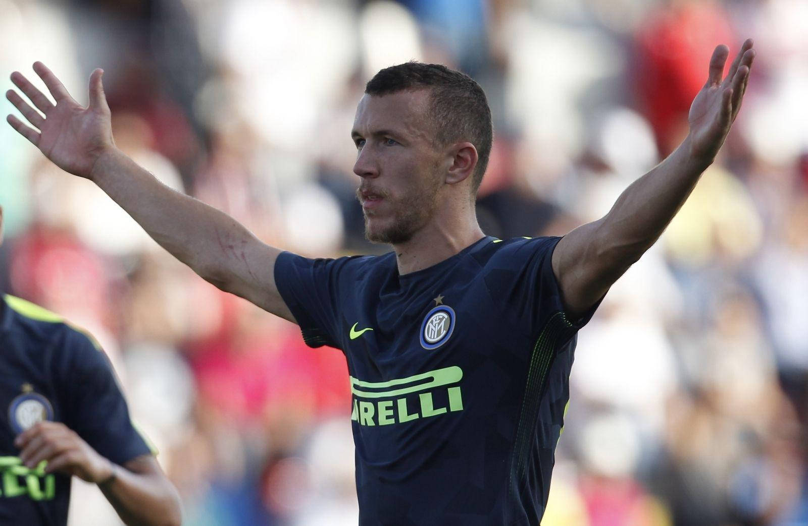 Ivan Perisic Raising His Arms