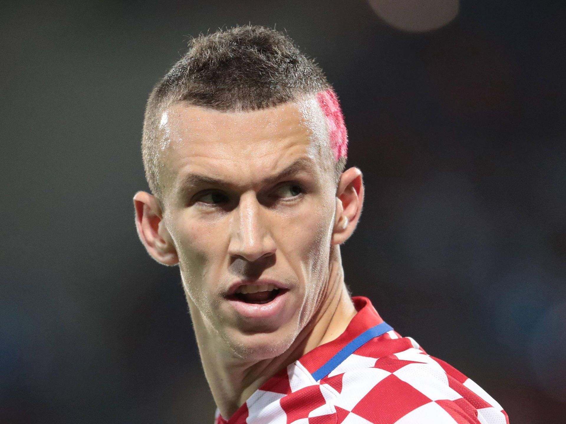 Ivan Perisic With Serious Expression