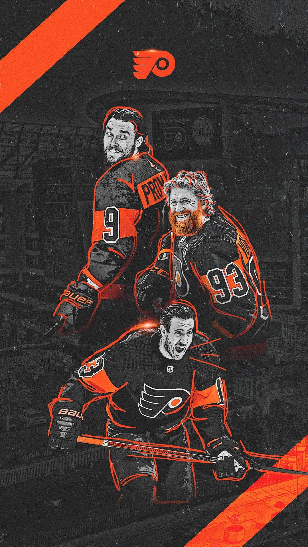 Ivan Provorov Philadelphia Flyers Poster Background