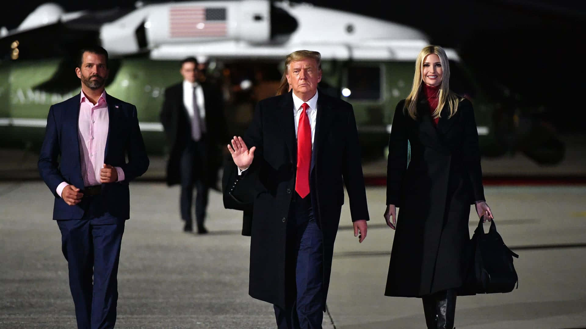Ivana Trump At Dobbins Air Reserve Base Background