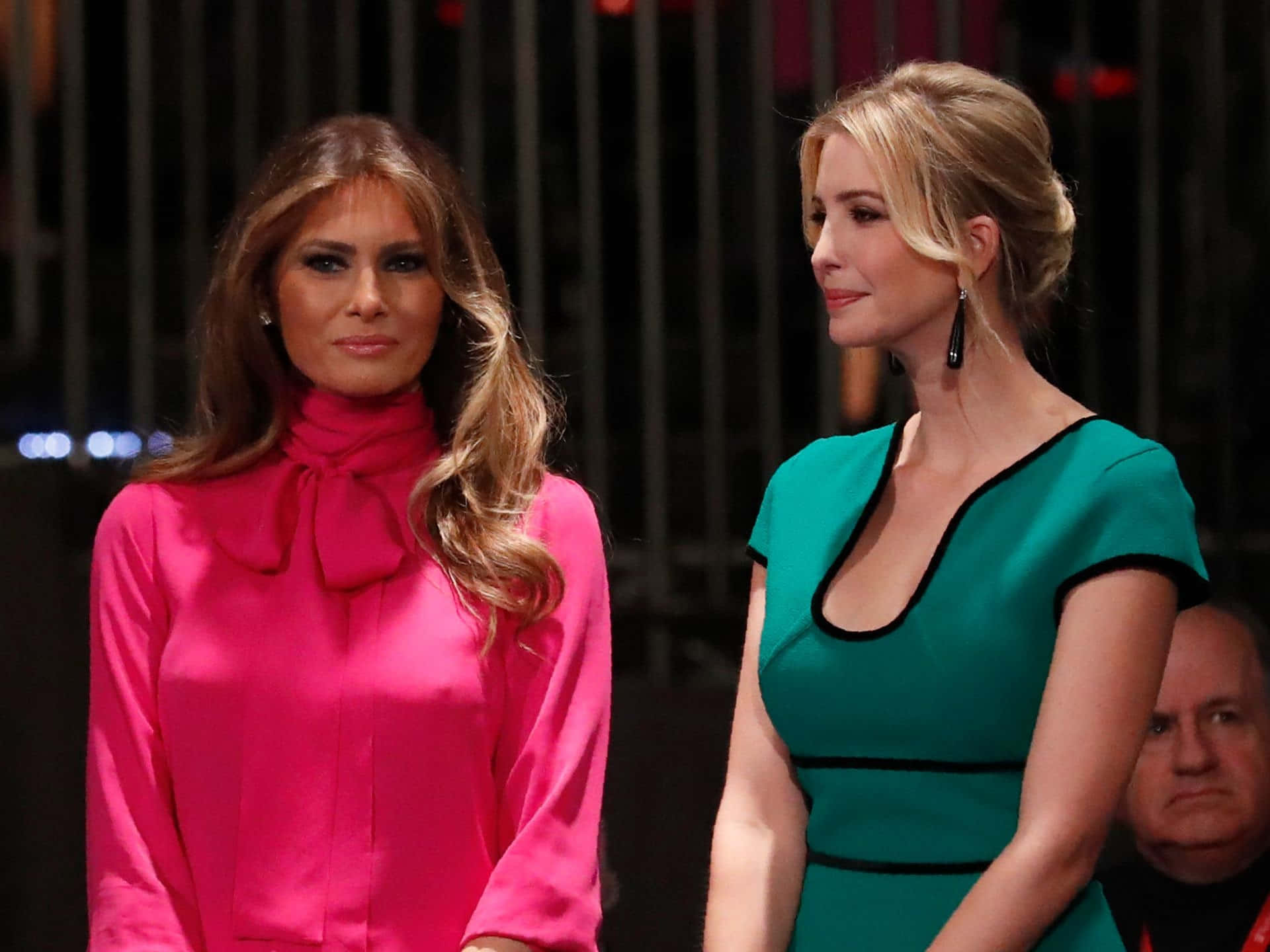 Ivana Trump Donning A Green Dress