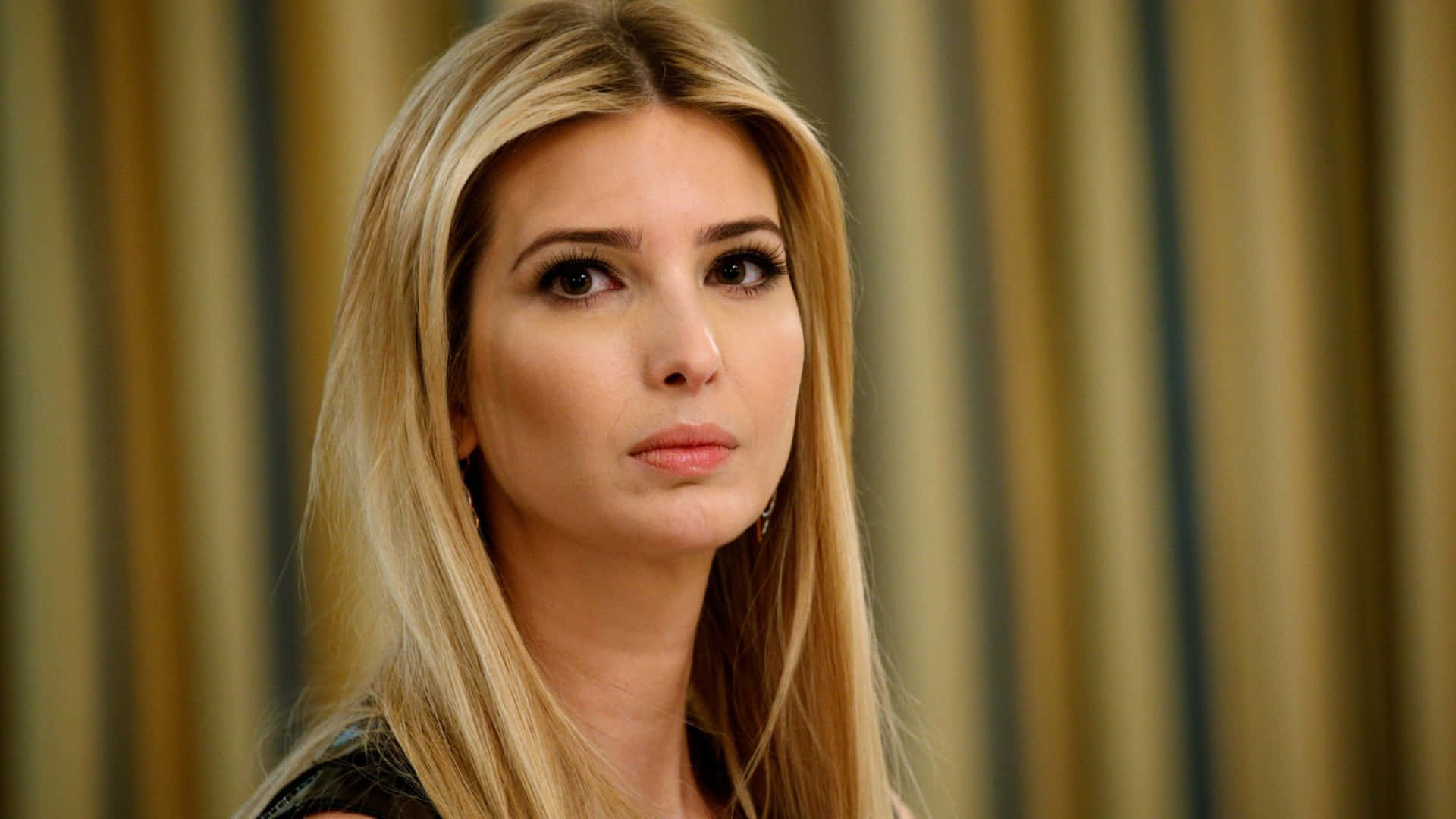 Ivana Trump Looking Serious Background