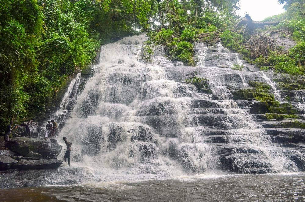 Ivory Coast Waterfalls Background