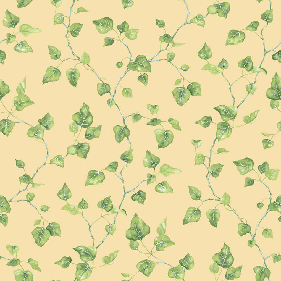 Ivy Pattern Wallpaper Design Background