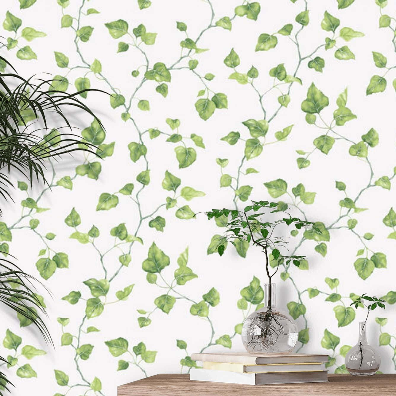 Ivy Wallpaper Interior Design Background