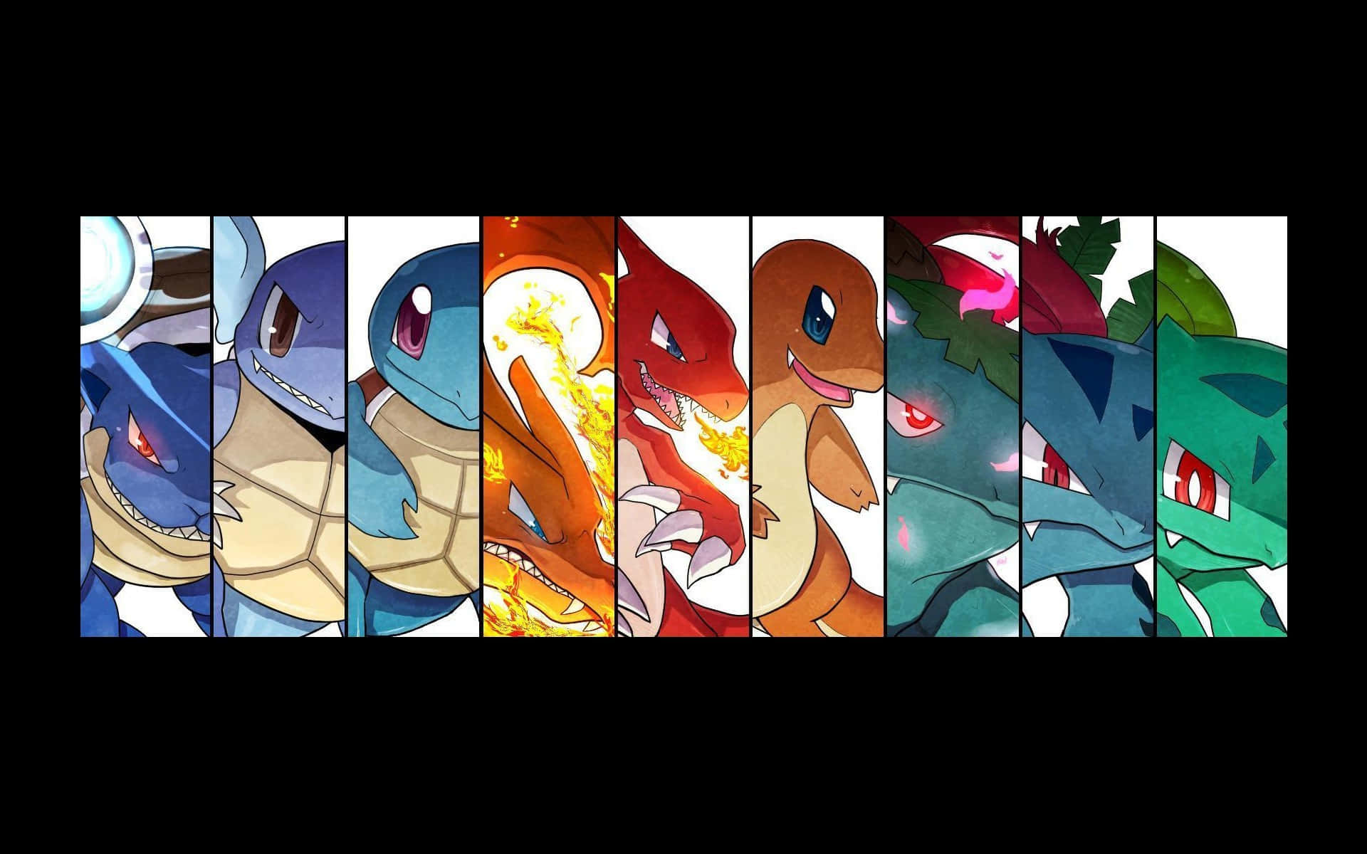 Ivysaur And Pokemons Collage