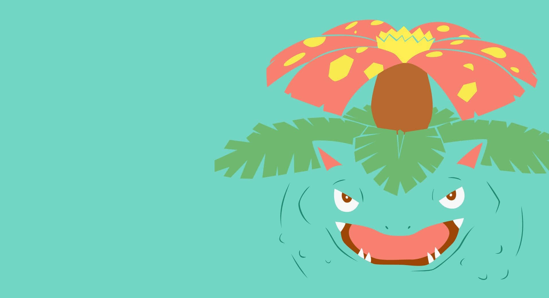 Ivysaur Evolved Form Venusaur Background
