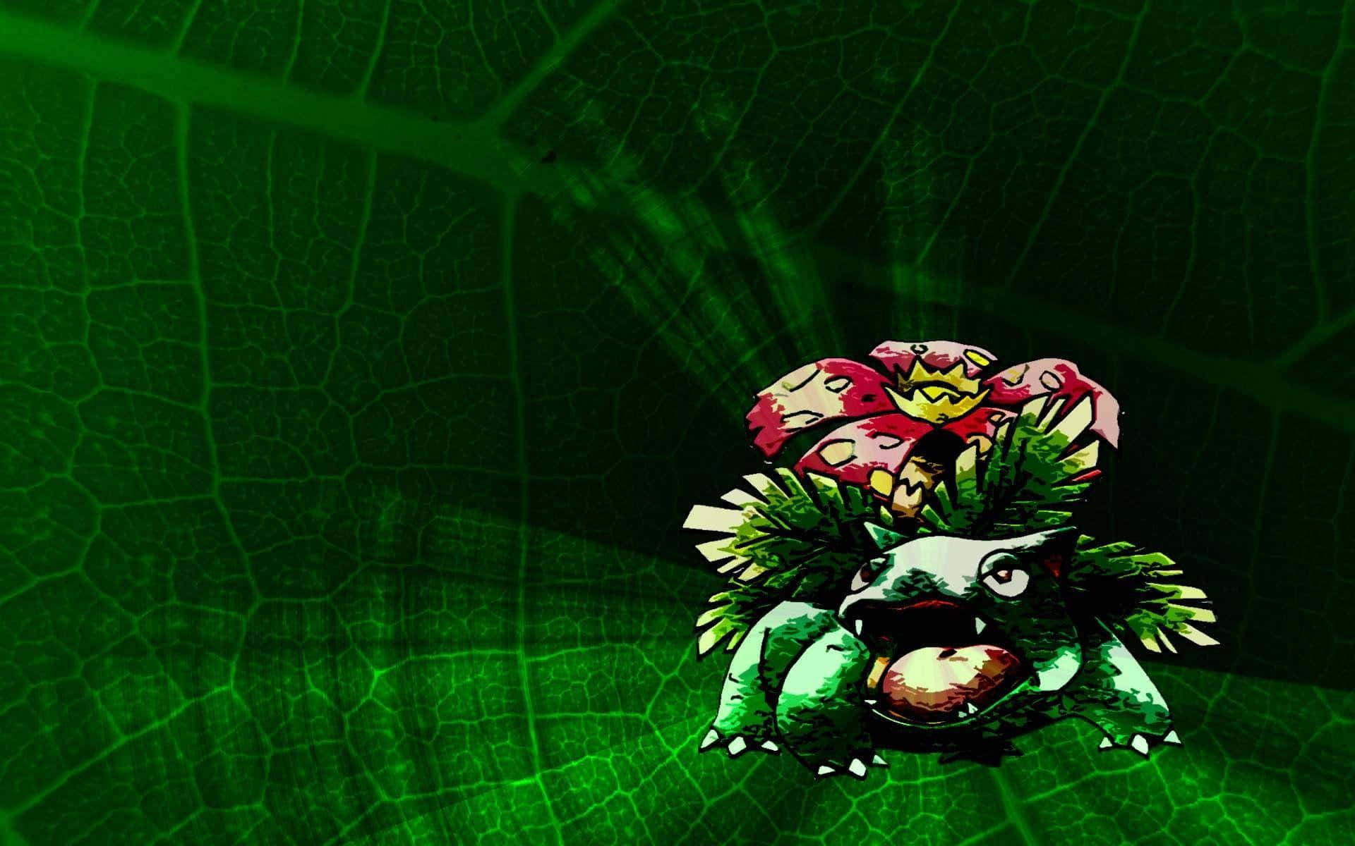 Ivysaur Green Background