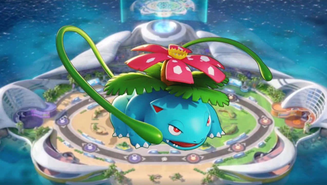 Ivysaur In A Battlefield