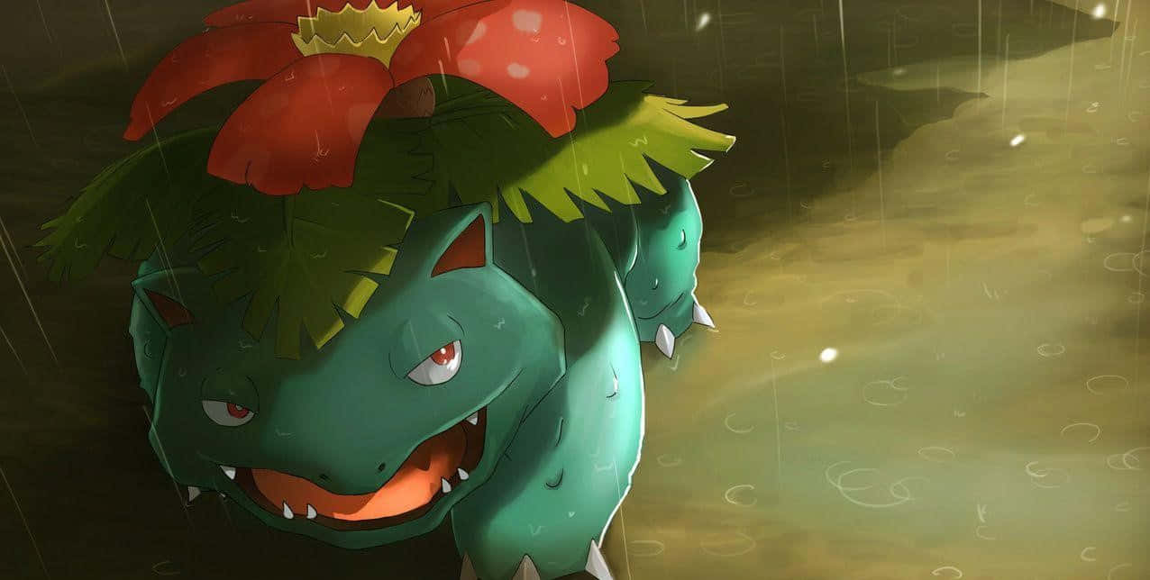 Ivysaur In The Shadows Background