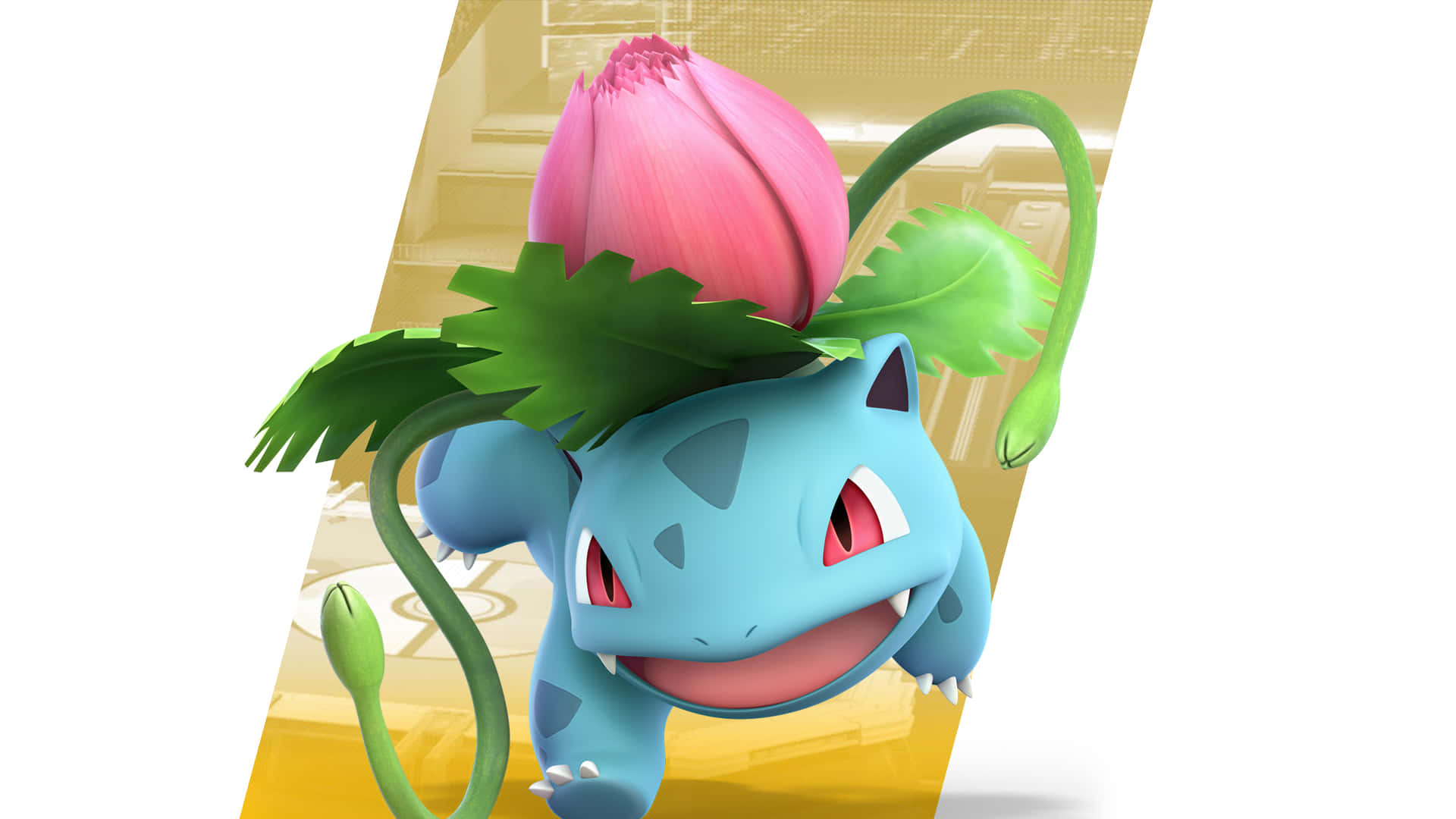 Ivysaur Jumping Background