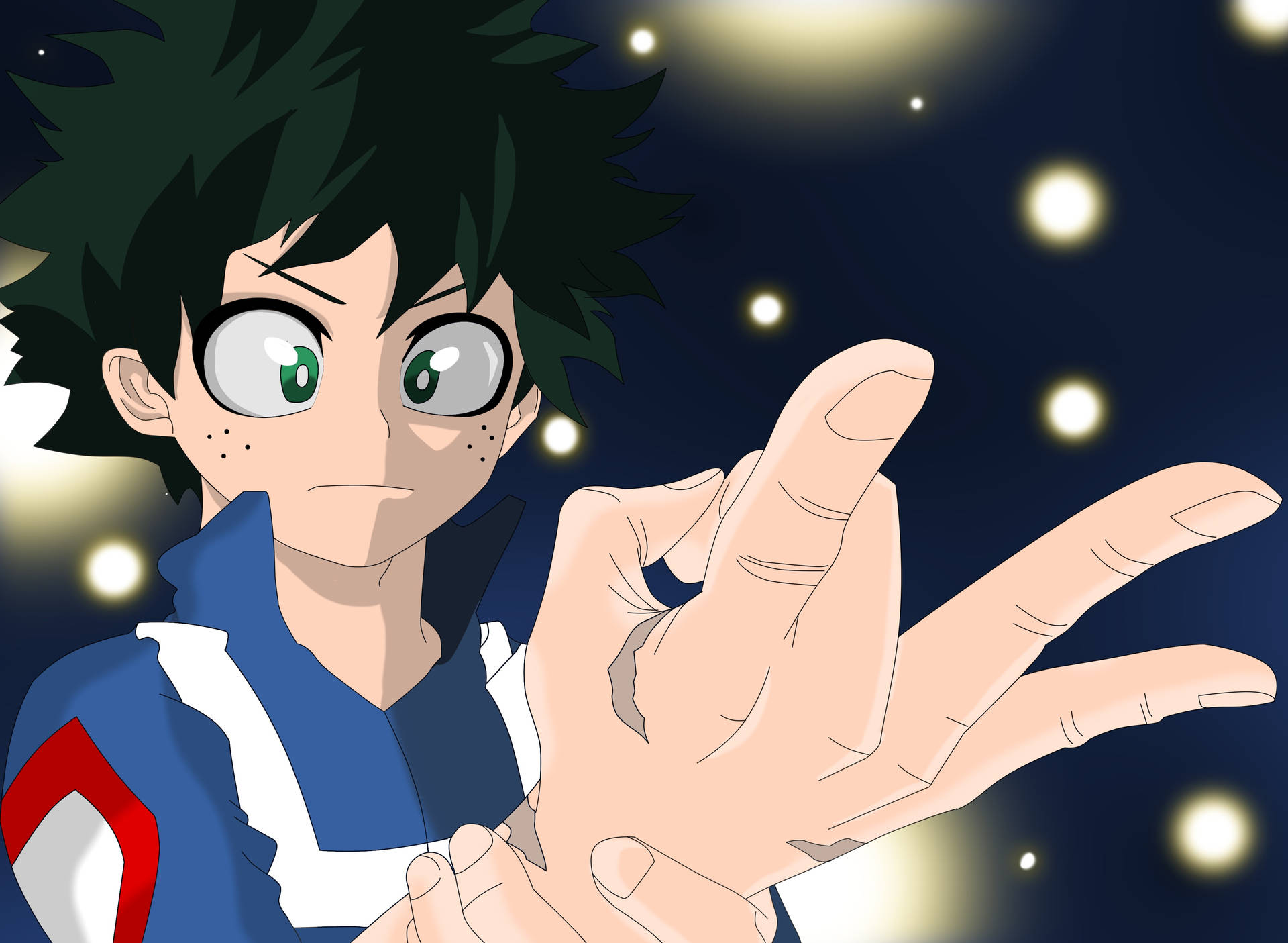 Izuku Midoriya 4k Fingers