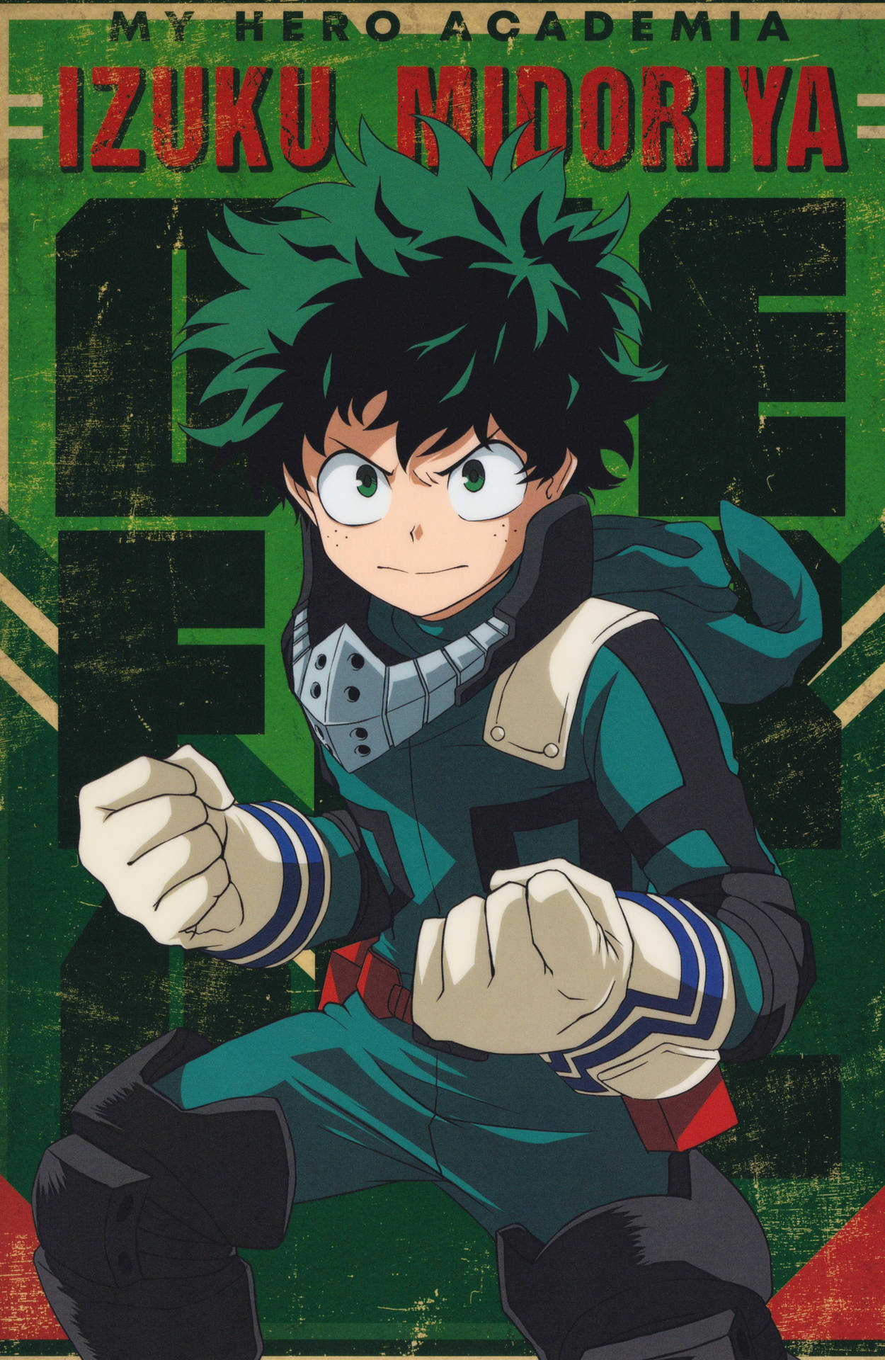 Izuku Midoriya 4k Graphic Poster