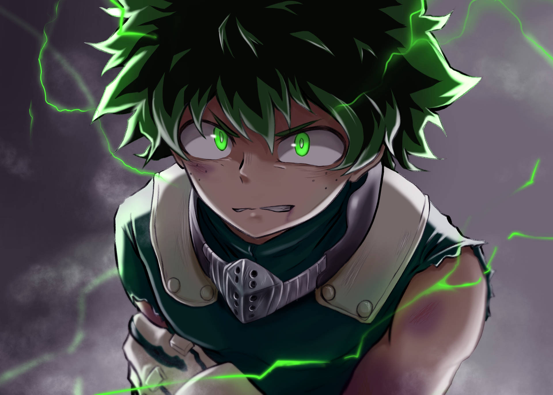 Izuku Midoriya 4k Green Eyes