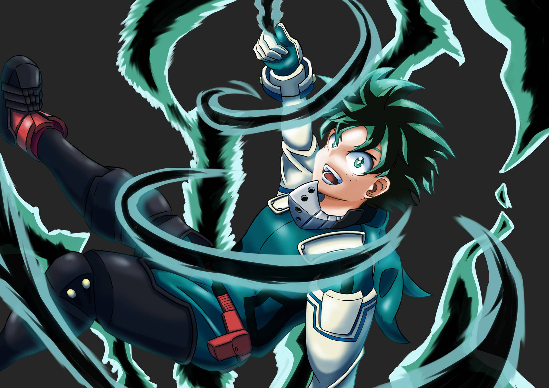 Izuku Midoriya 4k Spirals