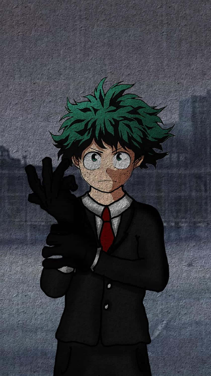 Izuku Midoriya Discord Anime Pfp Background