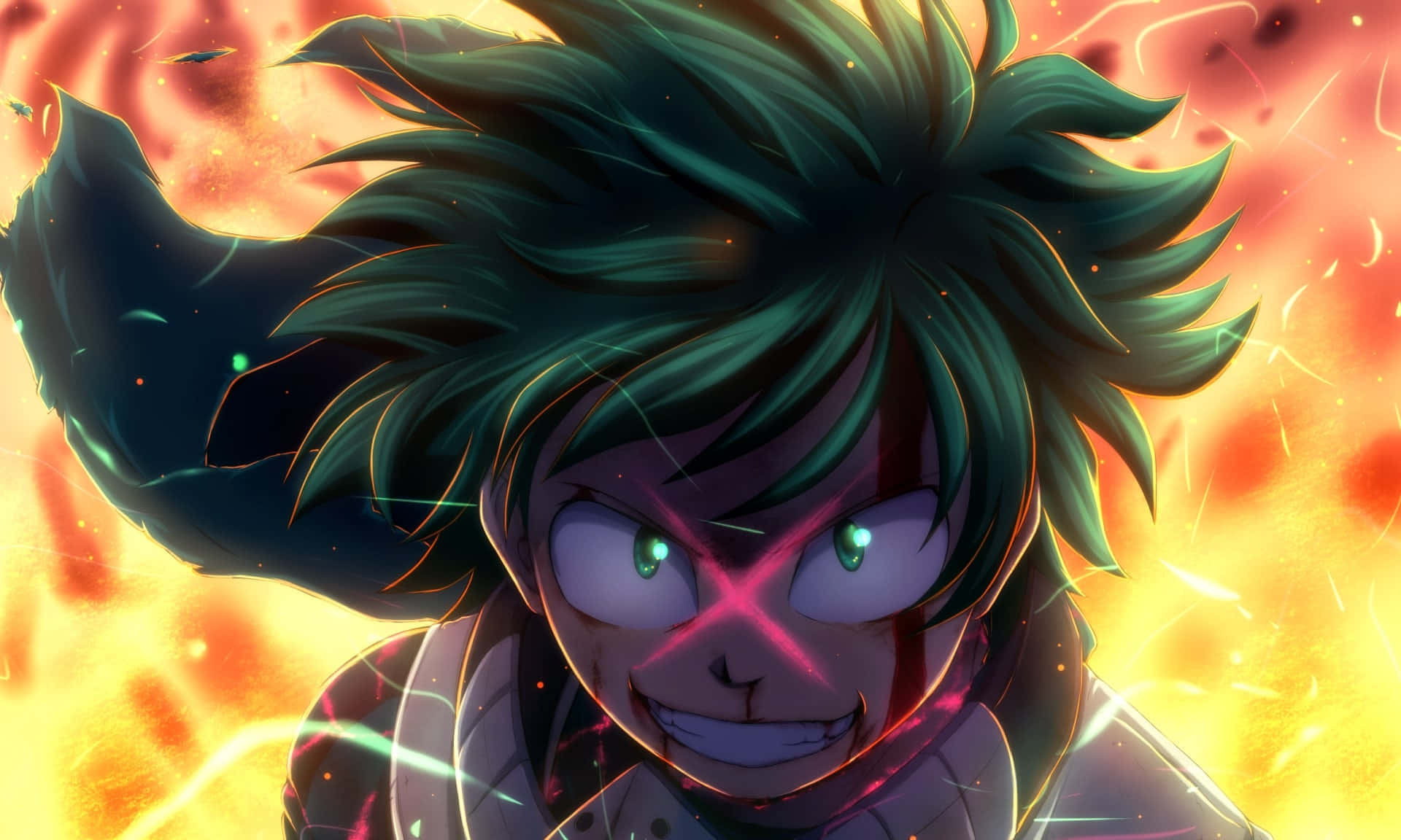 Izuku Midoriya's Determination To Become A Pro Hero Despite Lack Of A Quirk. Background