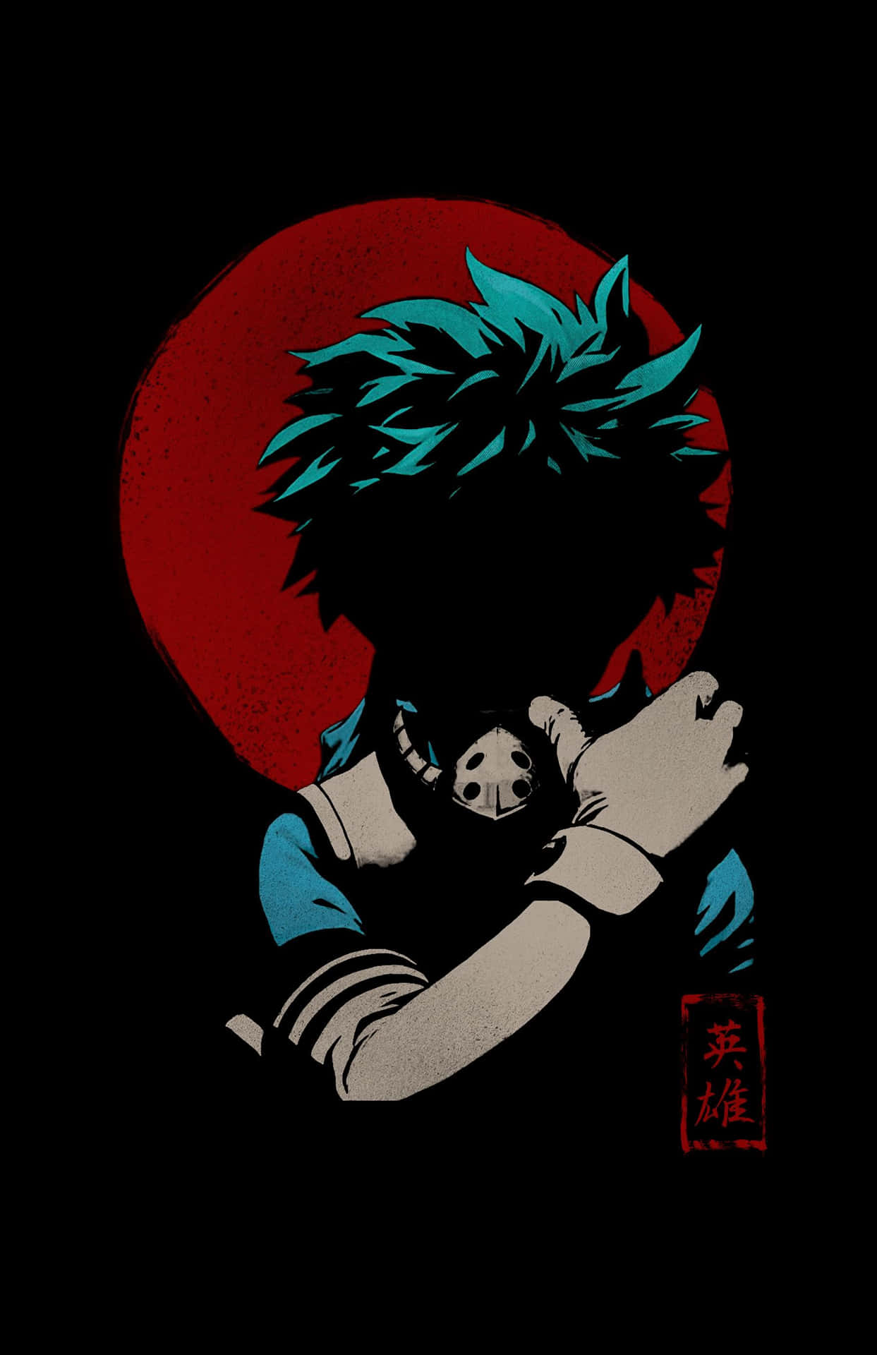 Izuku Midoriya Shines Brightly In My Hero Academia Background