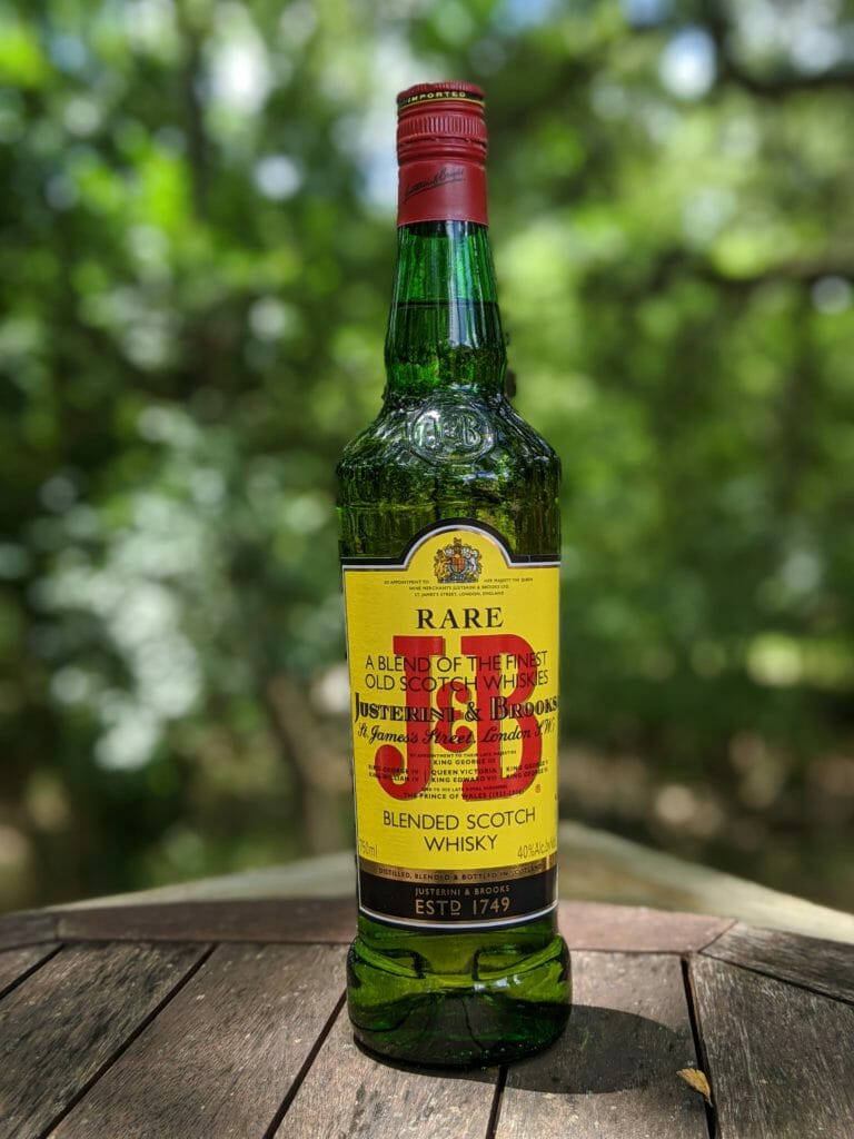 J&b 1 Liter Bottle Background