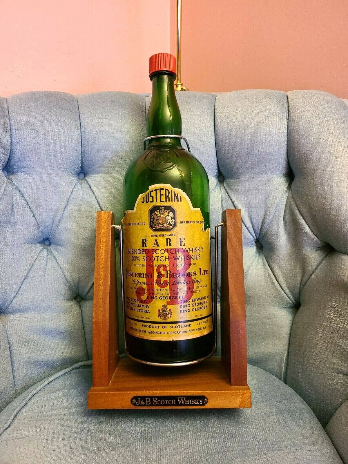 J&b Rare Whisky Giant Bottle Background