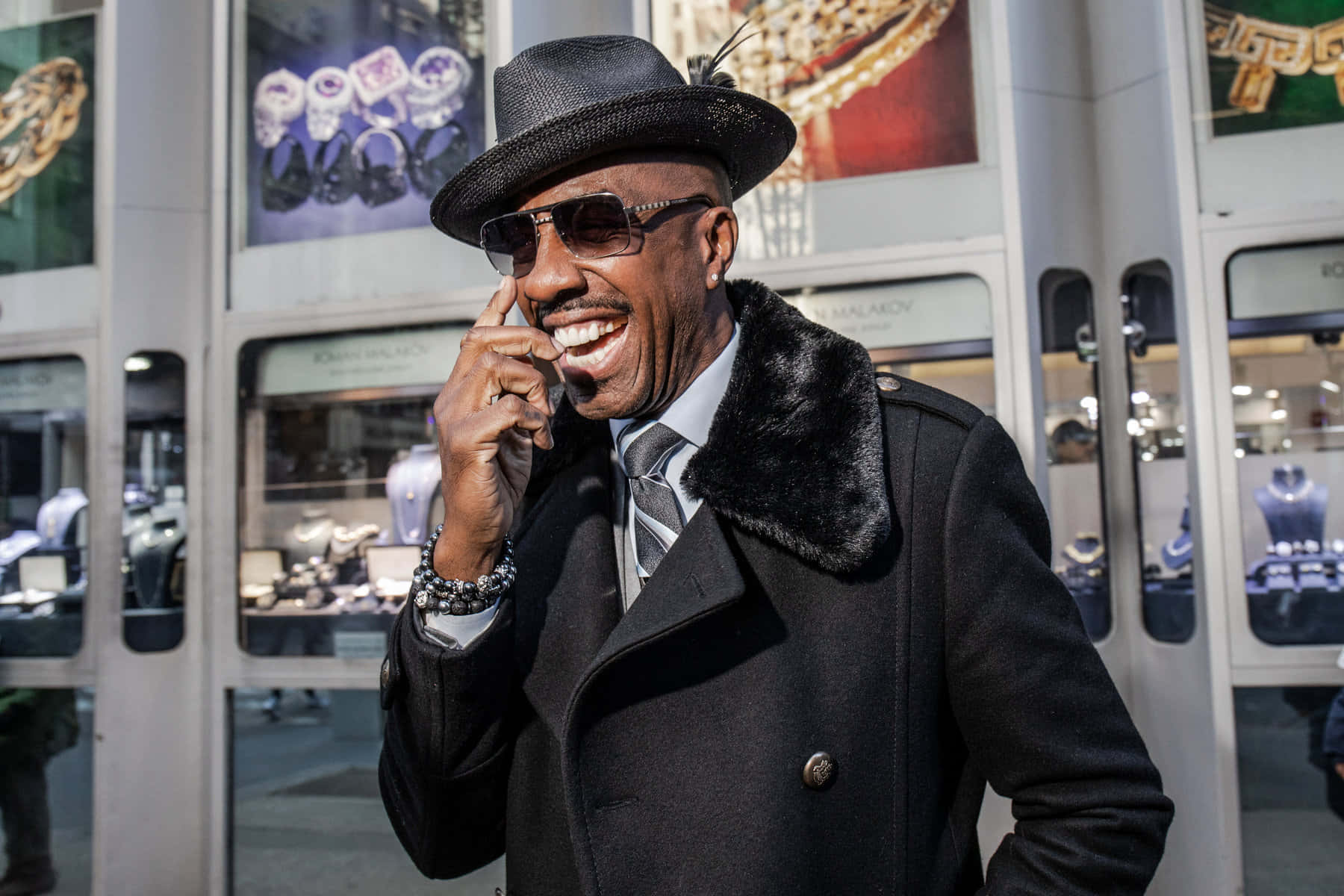 J.b. Smoove Looking Sharp In A Suit. Background