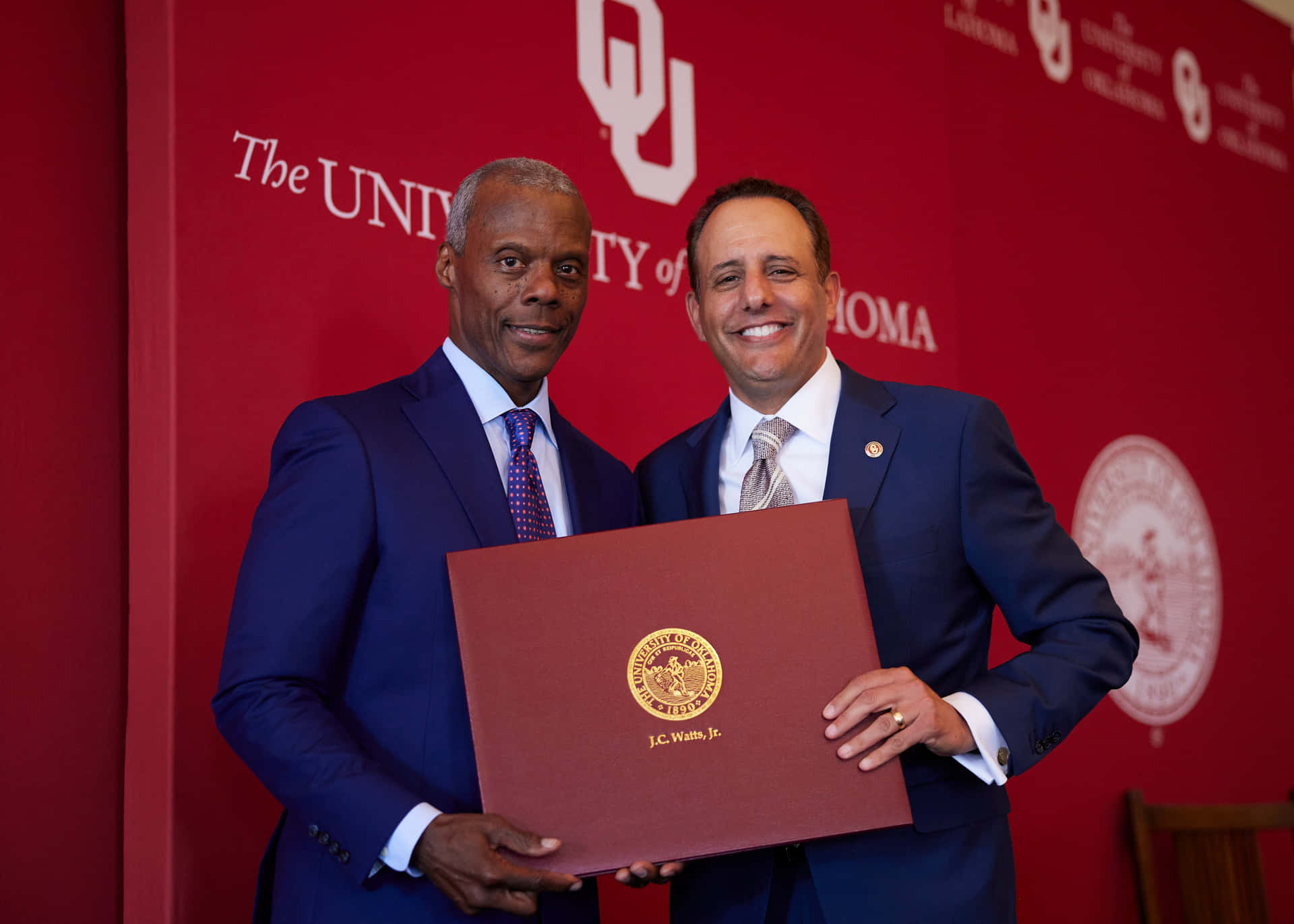 J.c. Watts At The University Of Oklahoma Background