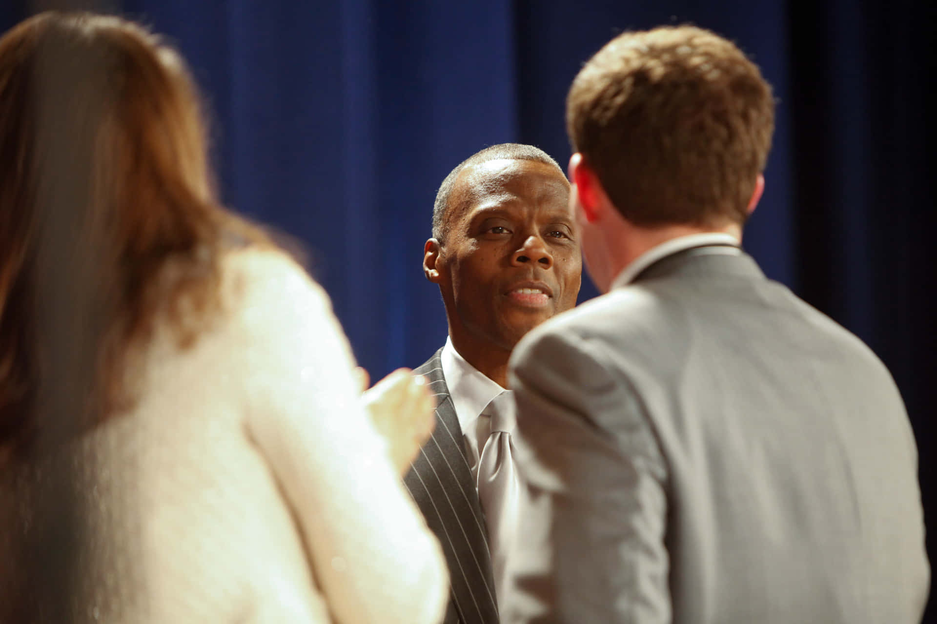 J.c. Watts Talking To People Background