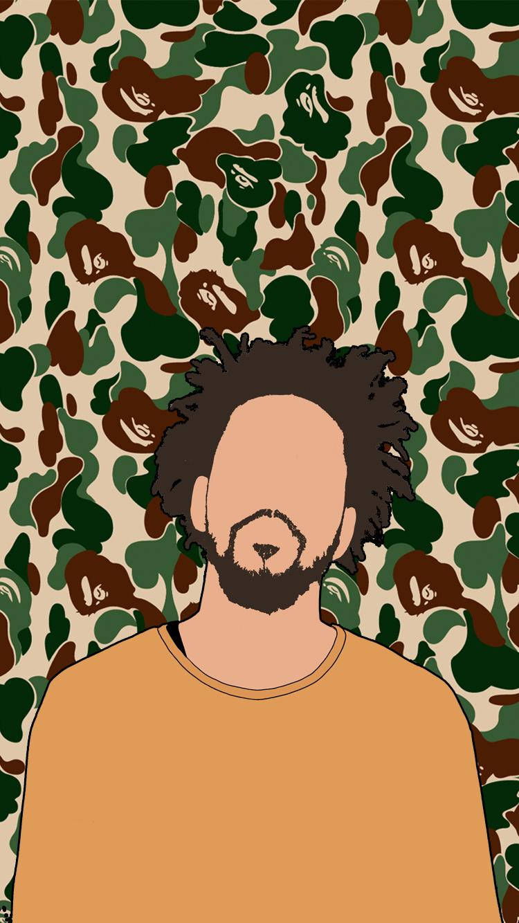 J Cole Camouflage Art