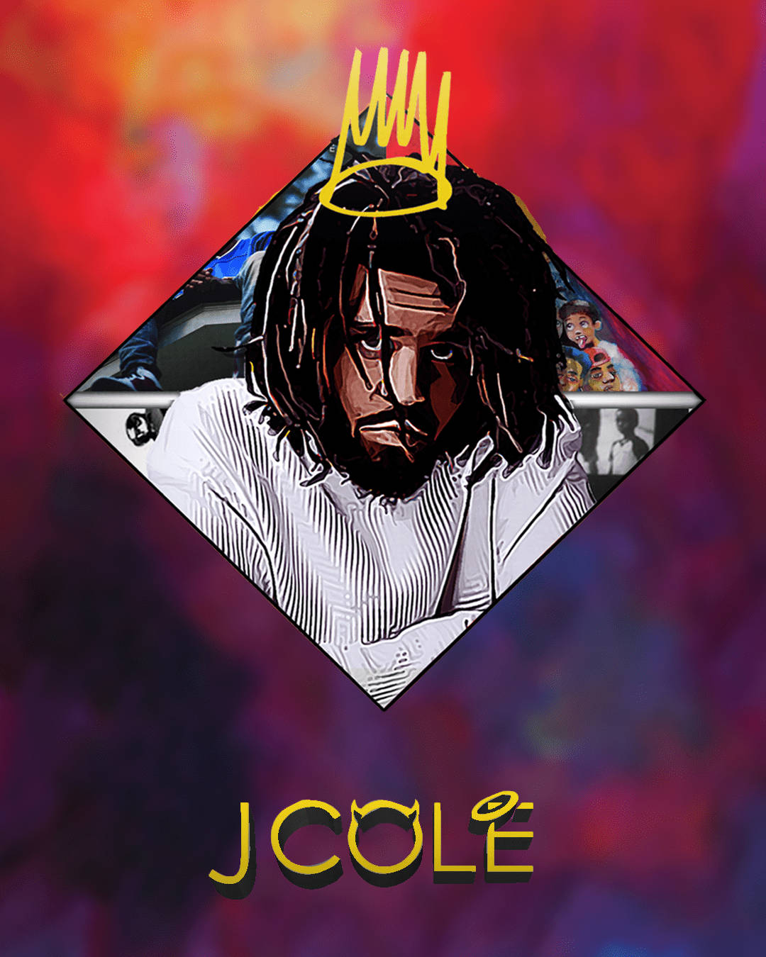 J Cole Crown Poster