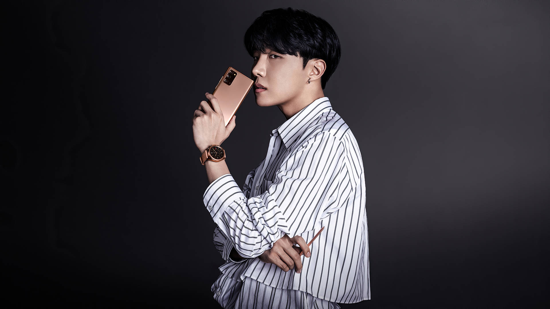 J-hope Promoting Samsung Phone Background