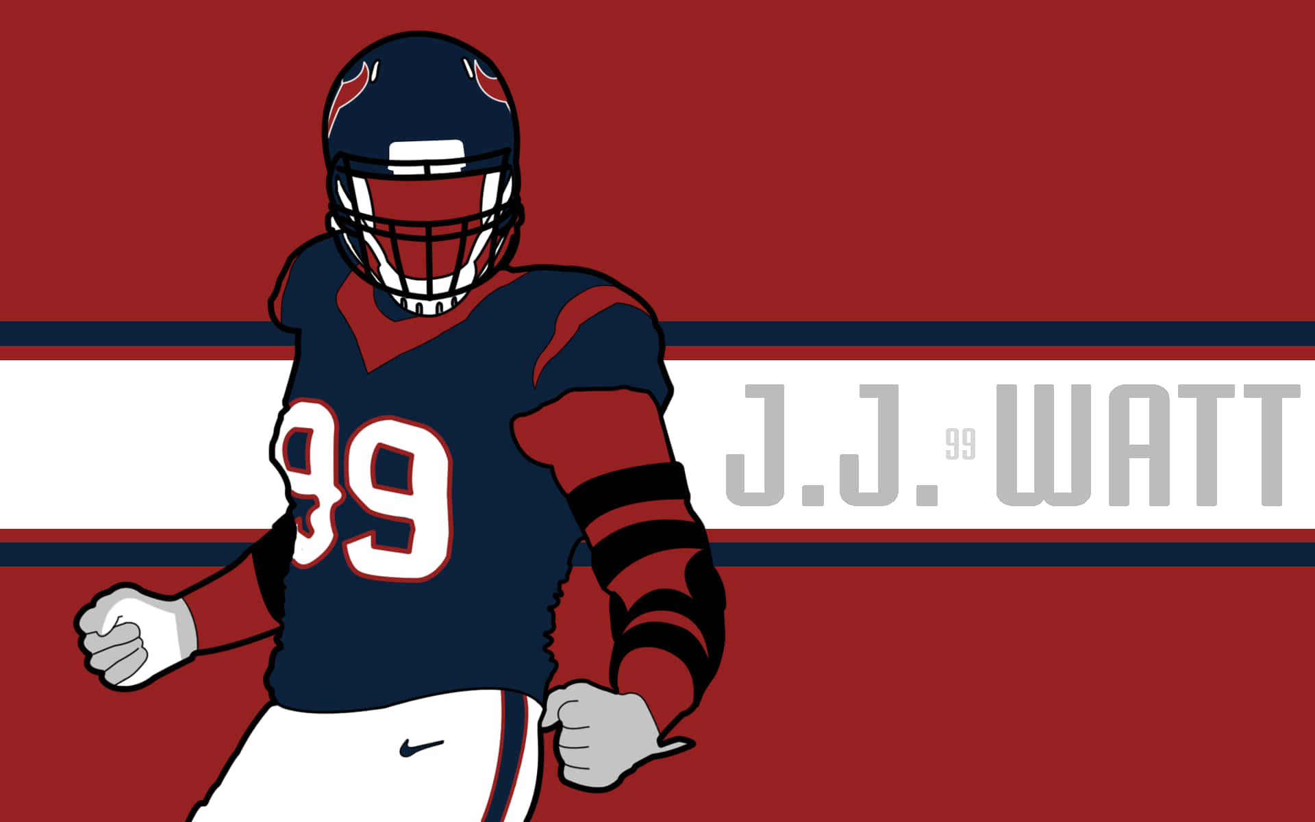J.j. Watt, Defensive End For The Houston Texans Background