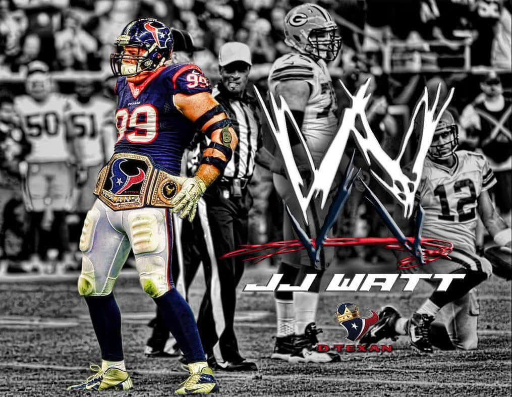 J.j. Watt Of The Houston Texans Background