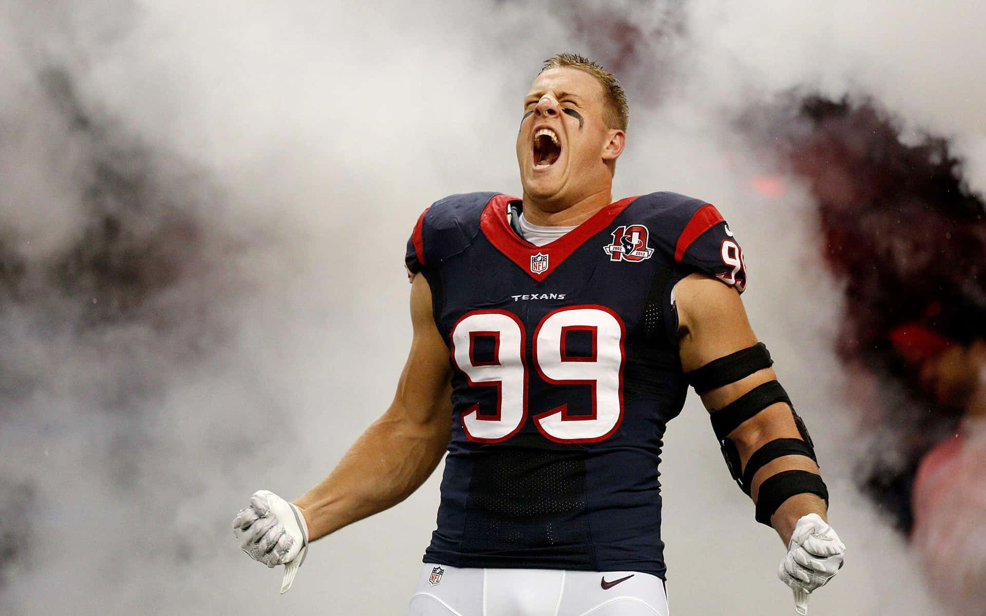 J.j. Watt, Wide Receiver For The Houston Texans Background