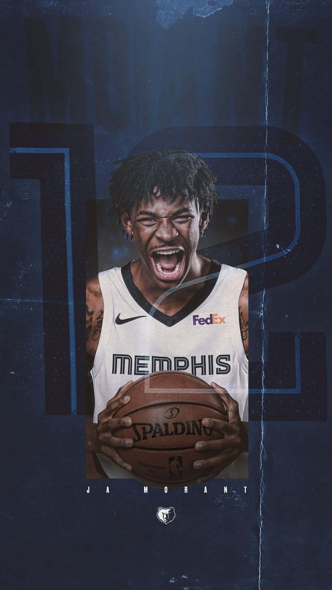 Ja Morrant Poster Design Background